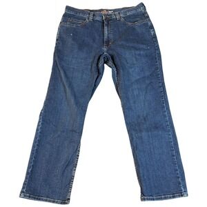 Ridgecut Tough Wear Jeans Mens 36x30 (35x30) Blue Denim Medium Wash Straight Leg